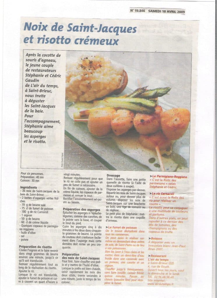 Le Telegramme 04-04-2008