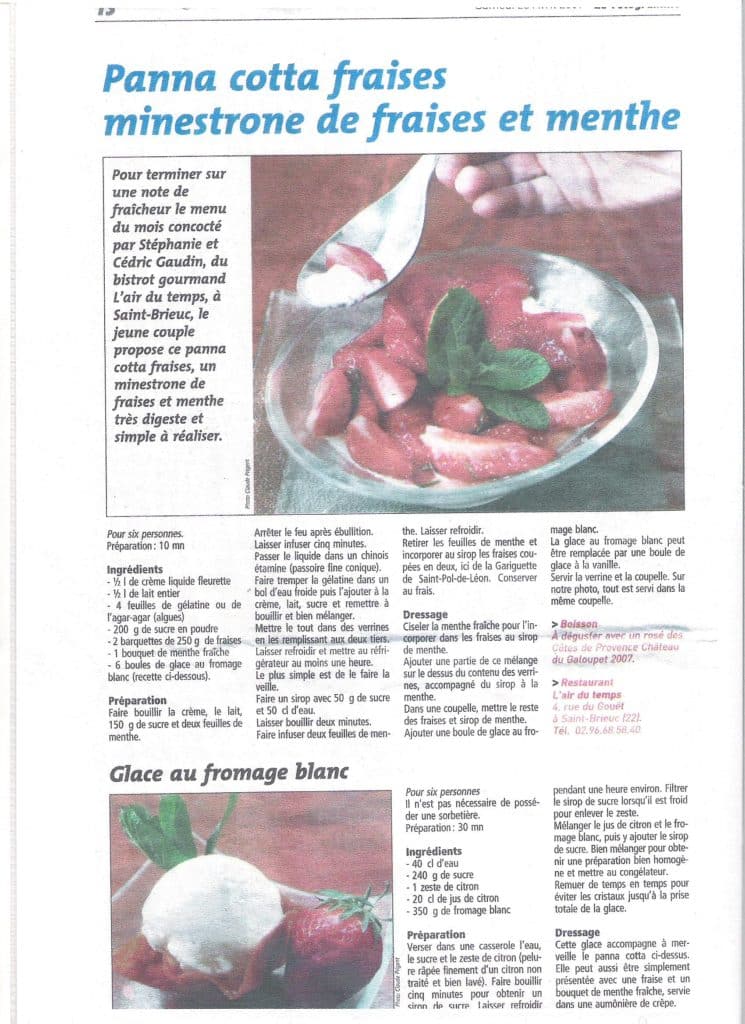 Le Telegramme 04-04-2008