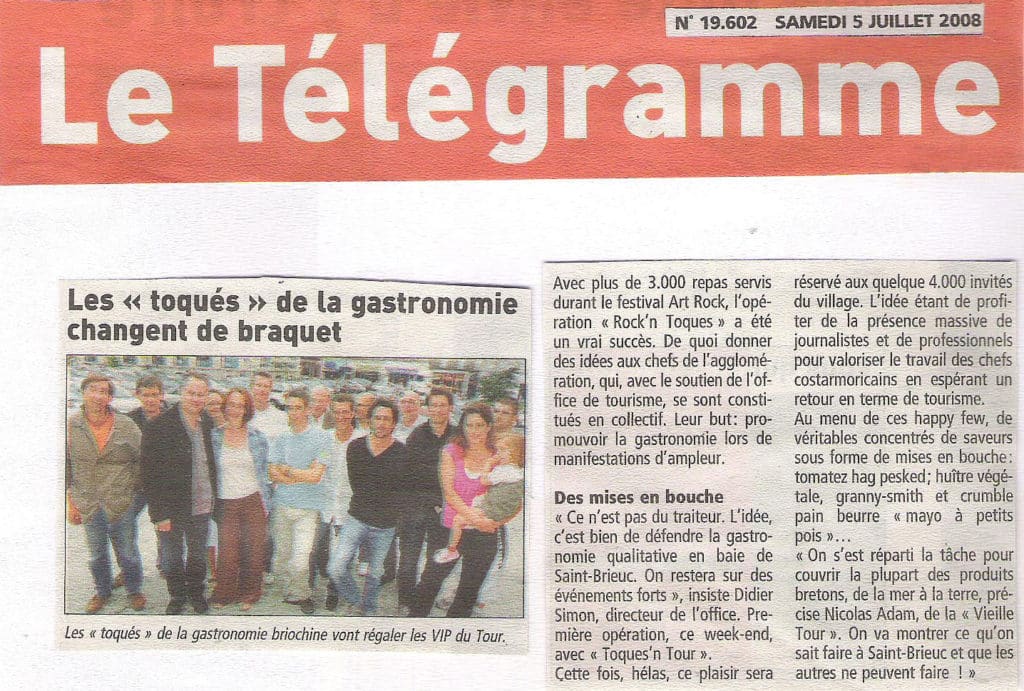 Le Telegramme 05-07-2008