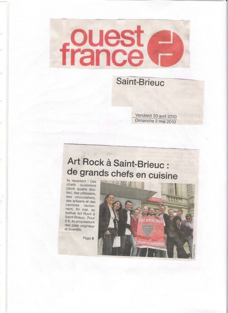 Ouest France 30-04-2010